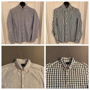 2x J. Crew Button-Down Dress/Work Shirts (MD)